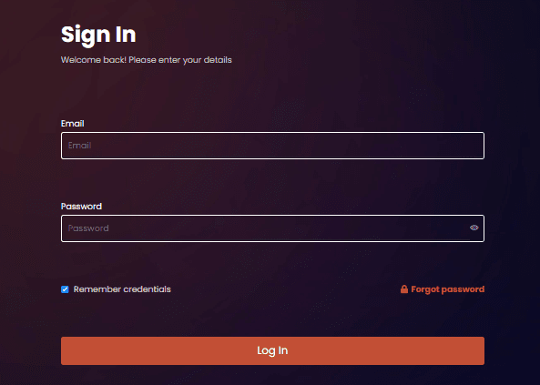 Review of OFP’s User Account — Log into your user account