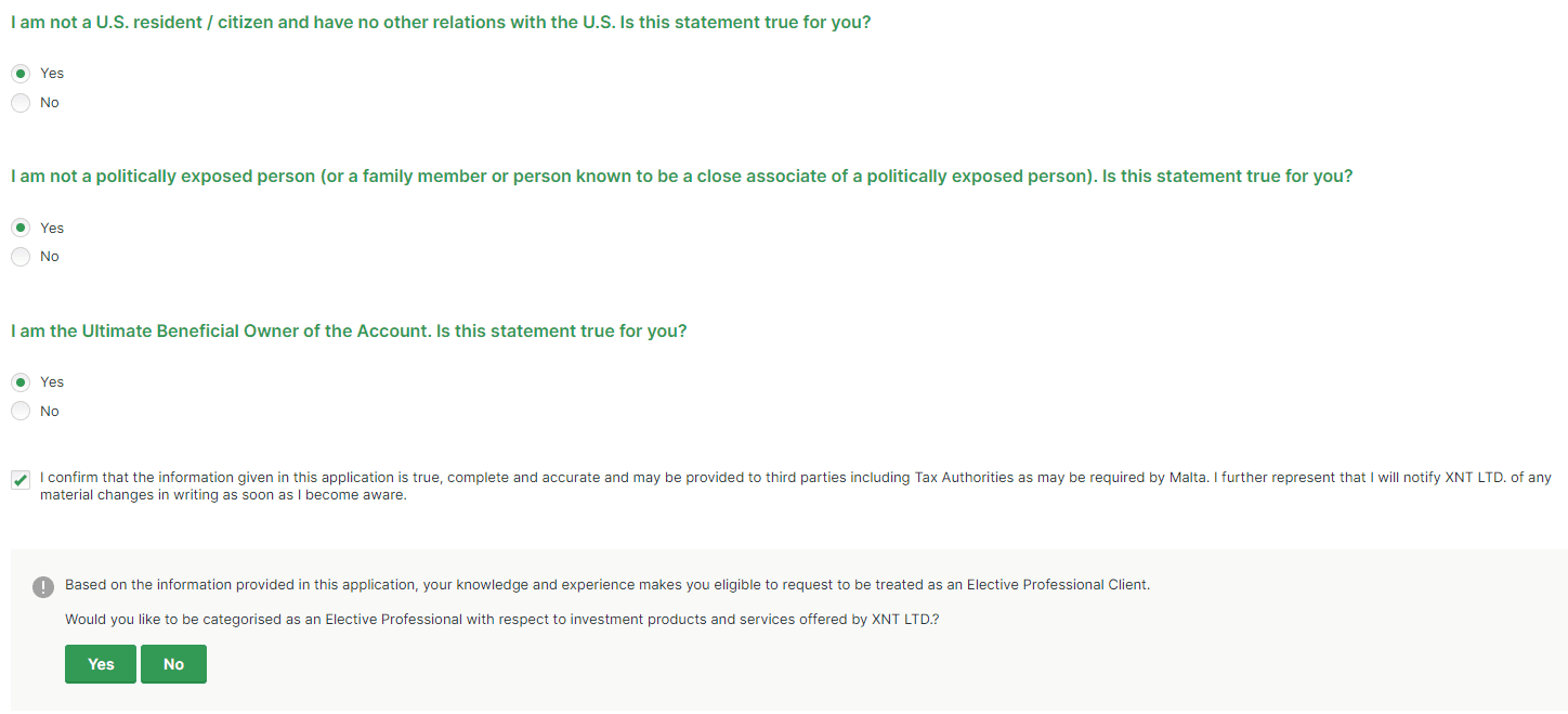 Review of the XNT - Registration: step4