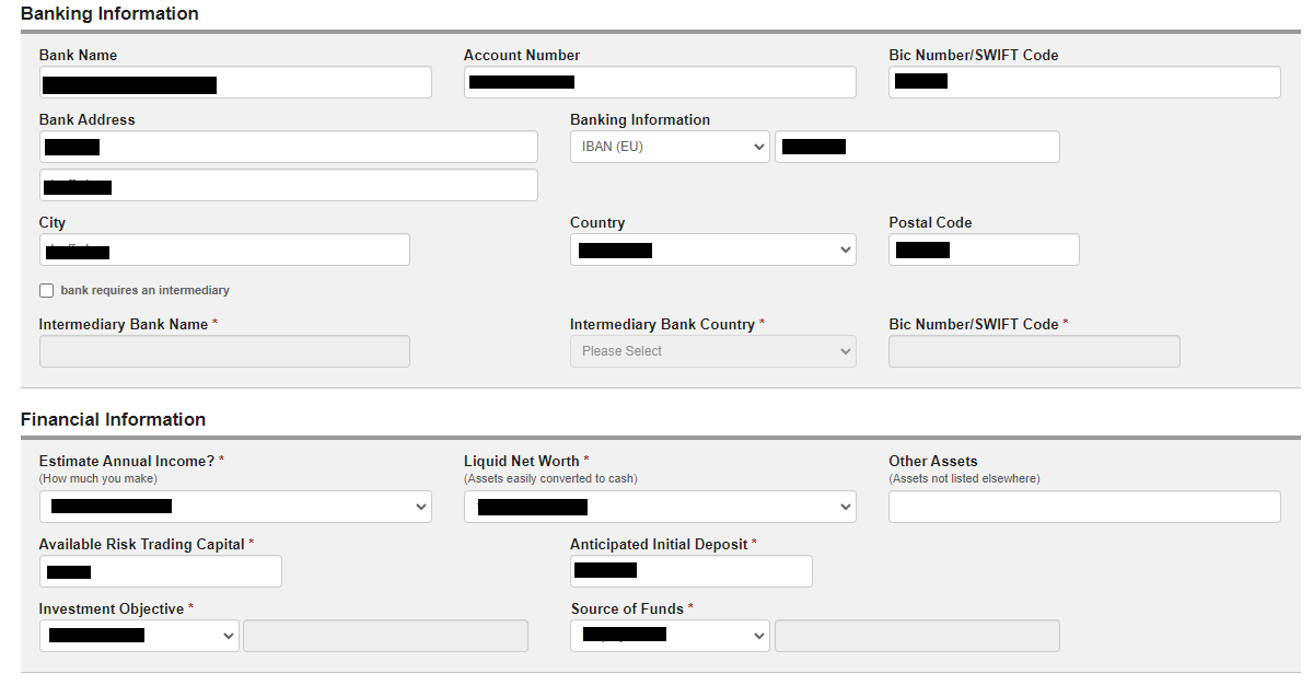 Review of TradeUltra’s User Account — Fourth stage of registration