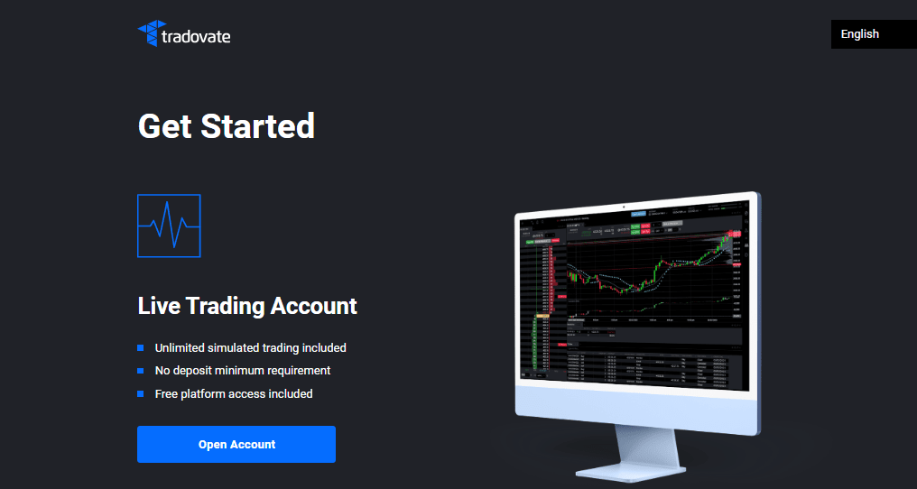 回顾Tradovate的用户账户 - 开立账户