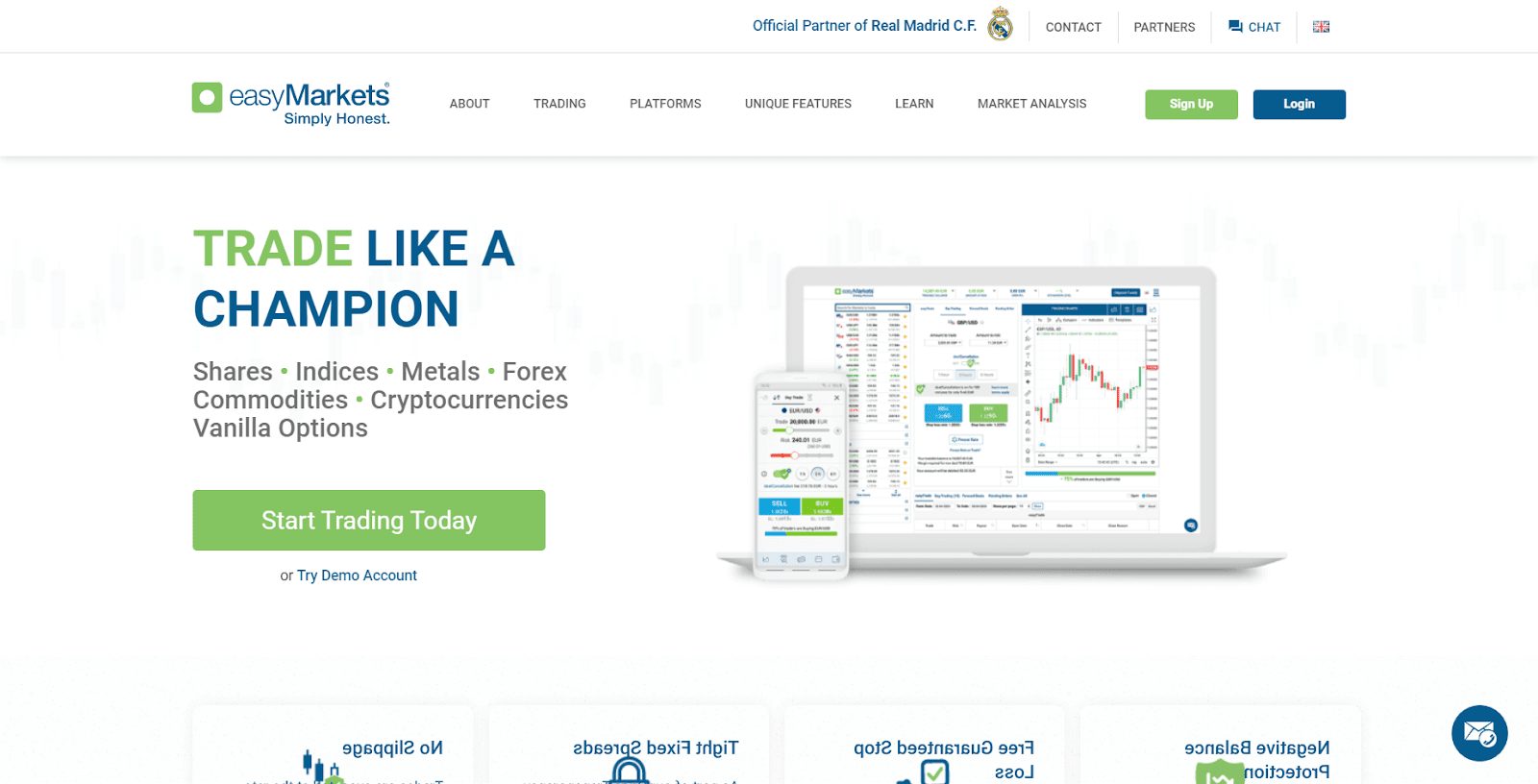 Revisão da EasyMarkets - Autorização