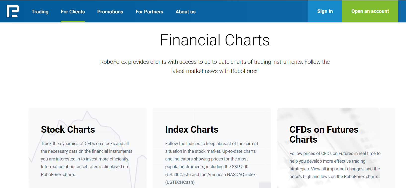 Useful tools - Financial charts