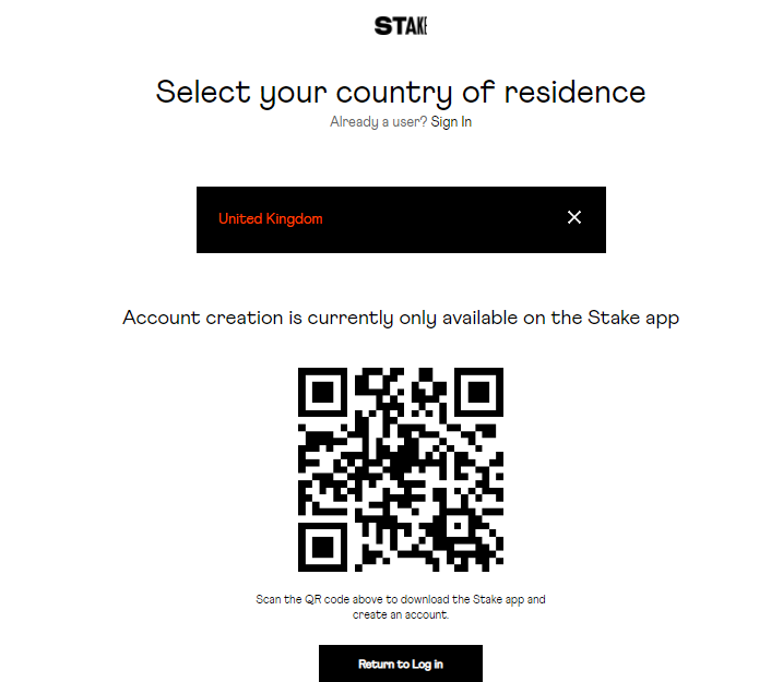 Stake Überprüfung - Installation der App