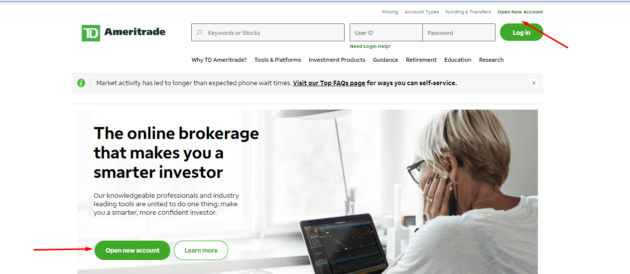 TD Ameritrade (Charles Schwab) Tinjau - Buka akun