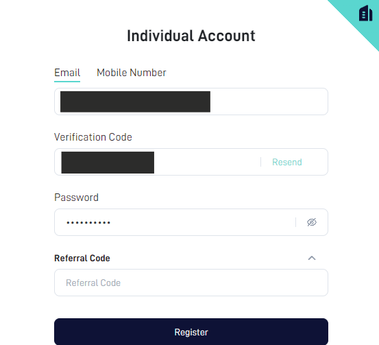 Tinjauan Akun Pengguna StarTrader- Formulir pendaftaran