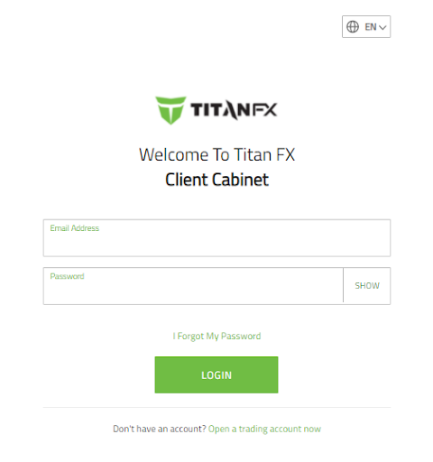 TitanFX Revisión - Acceda a su cuenta personal