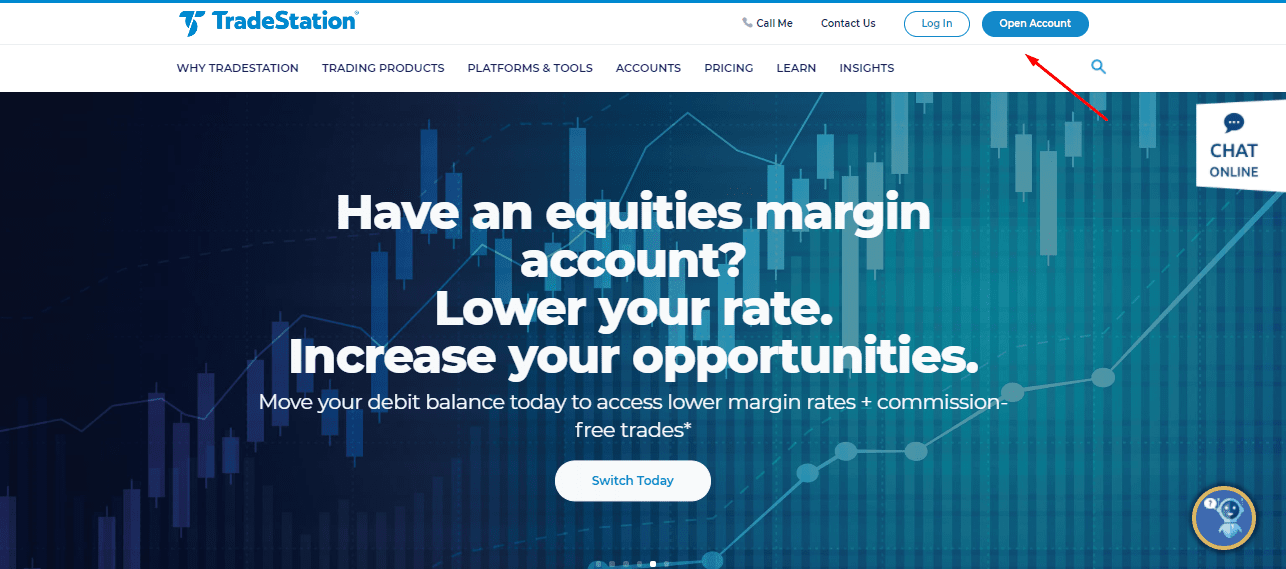 TradeStation Revisión - Registro