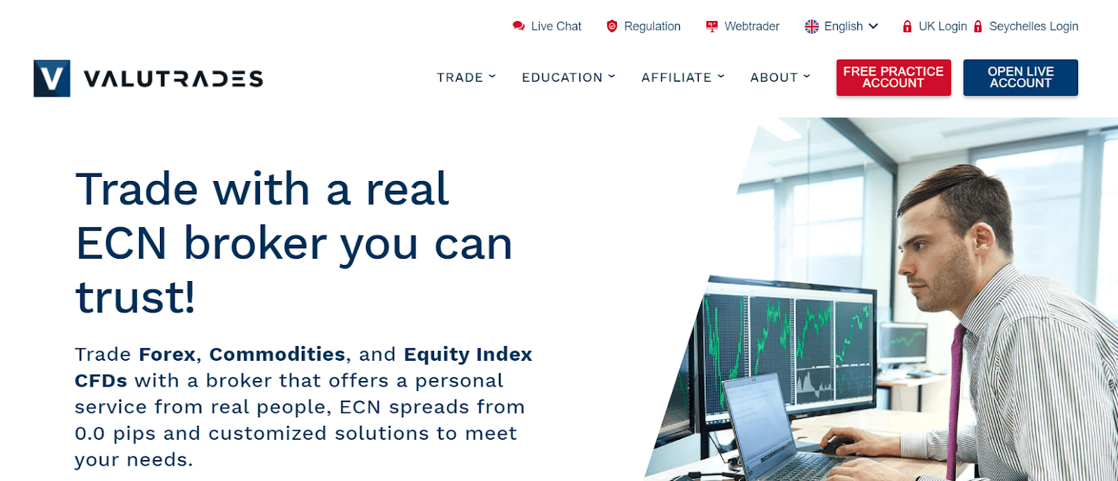 Valutrades Revisão - Abrir conta