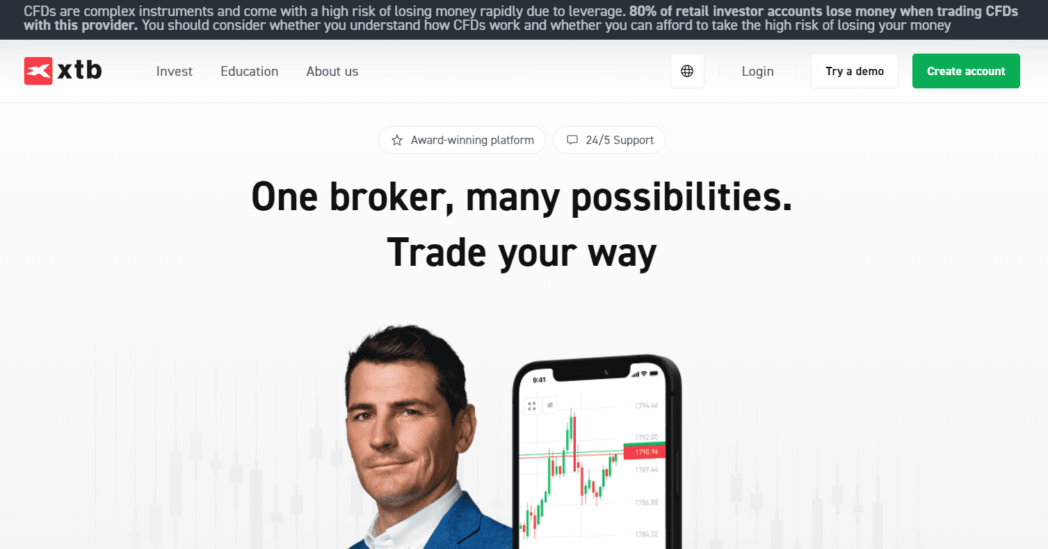 XTB értékelés – hivatalos weboldal
