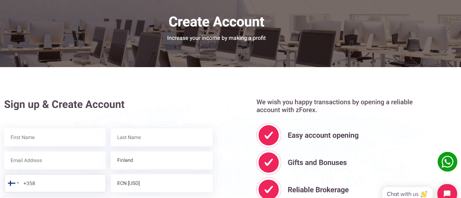 Review of zForex’s User Account — Account verification