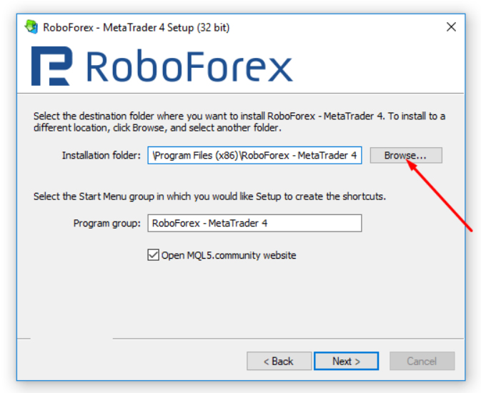 Photo: how to install  RoboForex MT4