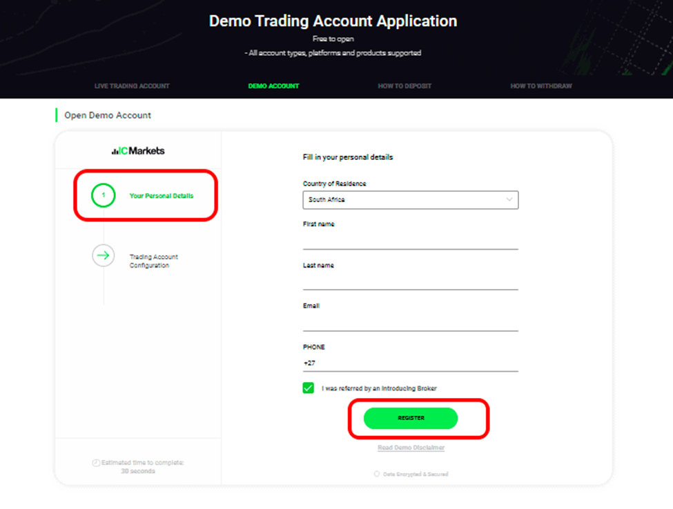 How to Open an IC Markets Demo Account