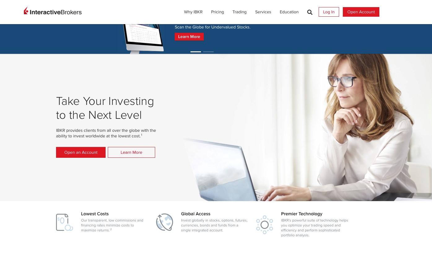 Photo: Interactive Brokers trading platform