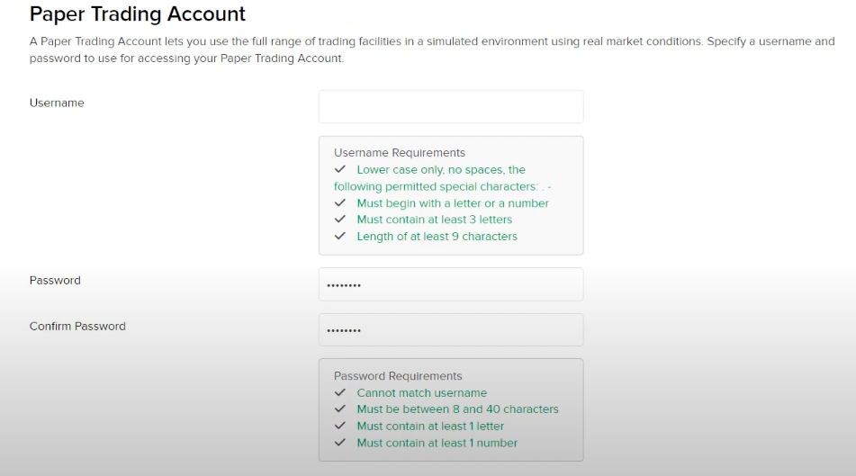 Opening Interactive Brokers demo account