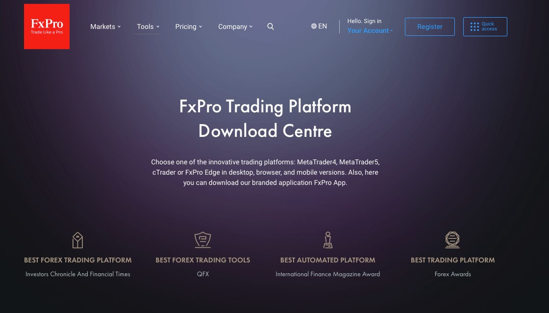 офіційний сайт FxPro
