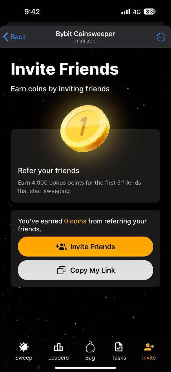 Invite friends 