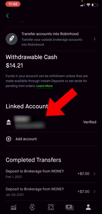 Account linking success