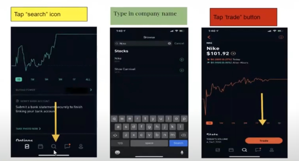 Trading on Robinhood
