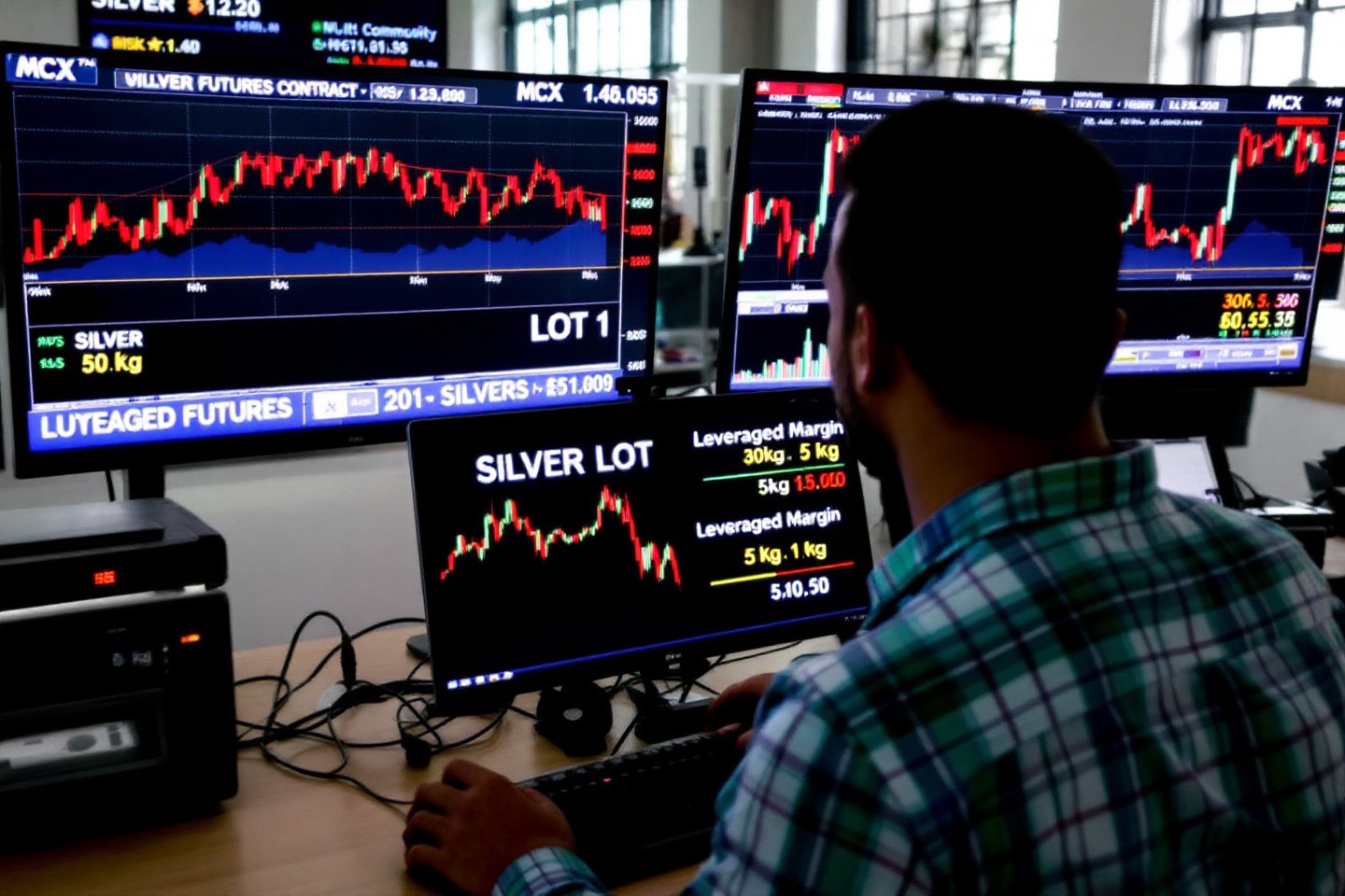 Commodity derivatives trading (silver futures and options)