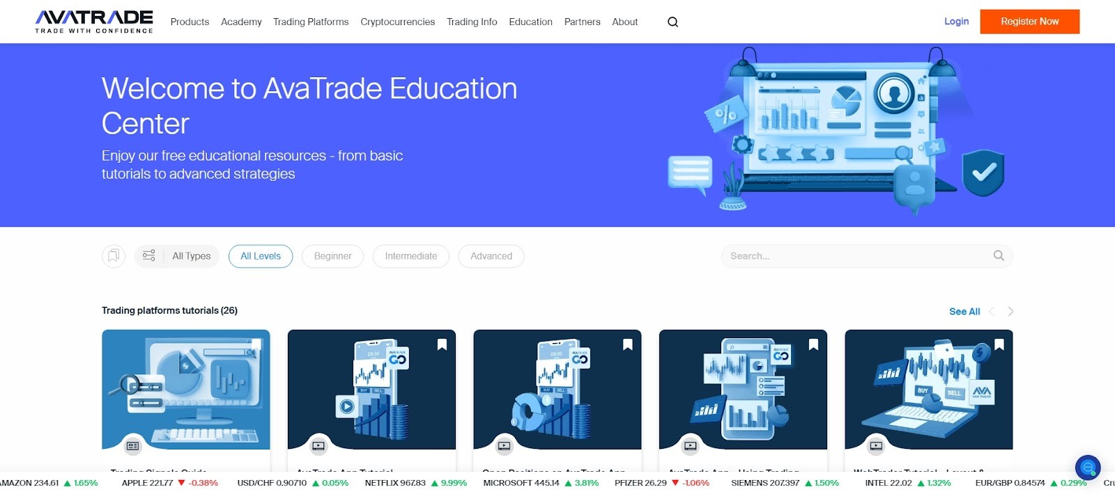 Free informational guides on <span translate="no">AvaTrade</span>