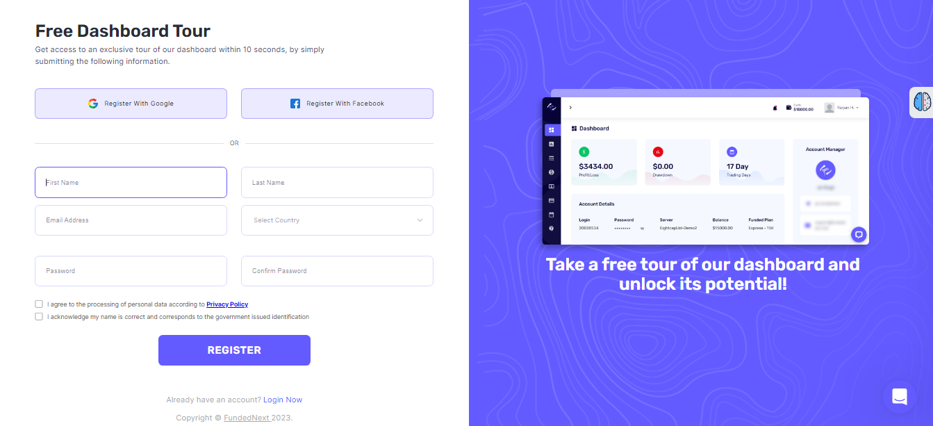 Funded Next Account Opening Guide