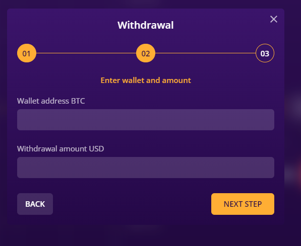 How to withdraw from IQcent