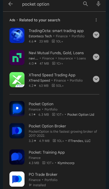 Download and Set up the Pocket Option app