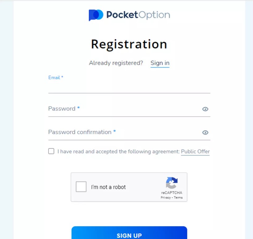 Creating a Demo Account