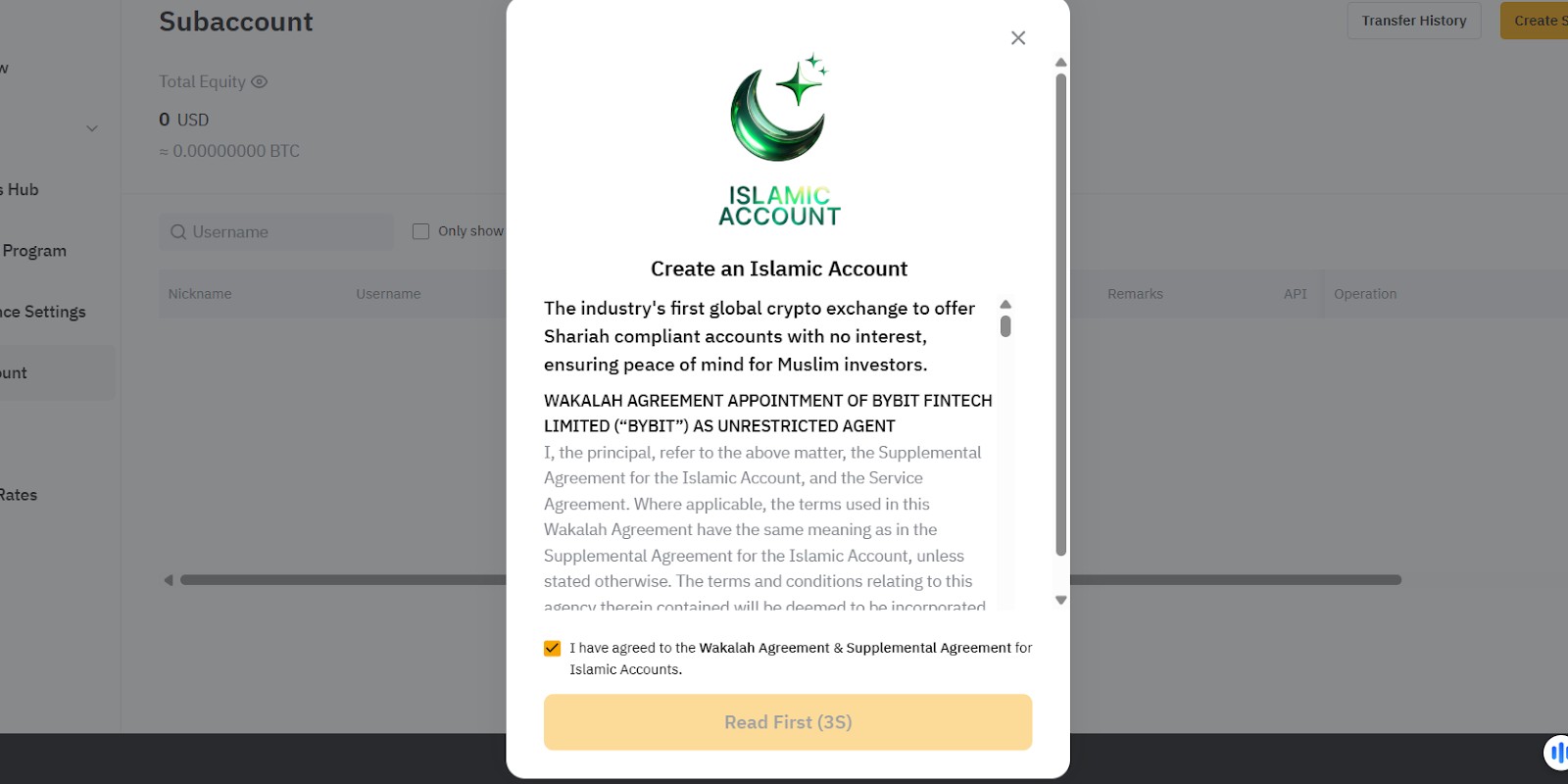 Bybit: Wakalah Agreement