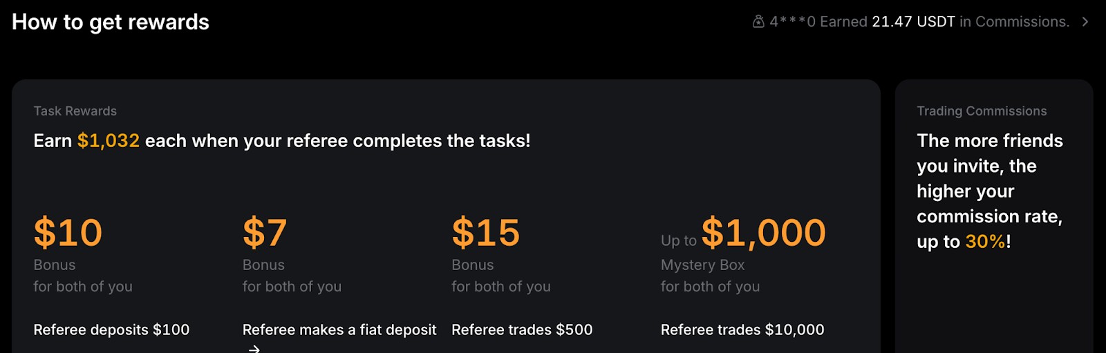 How to get rewards