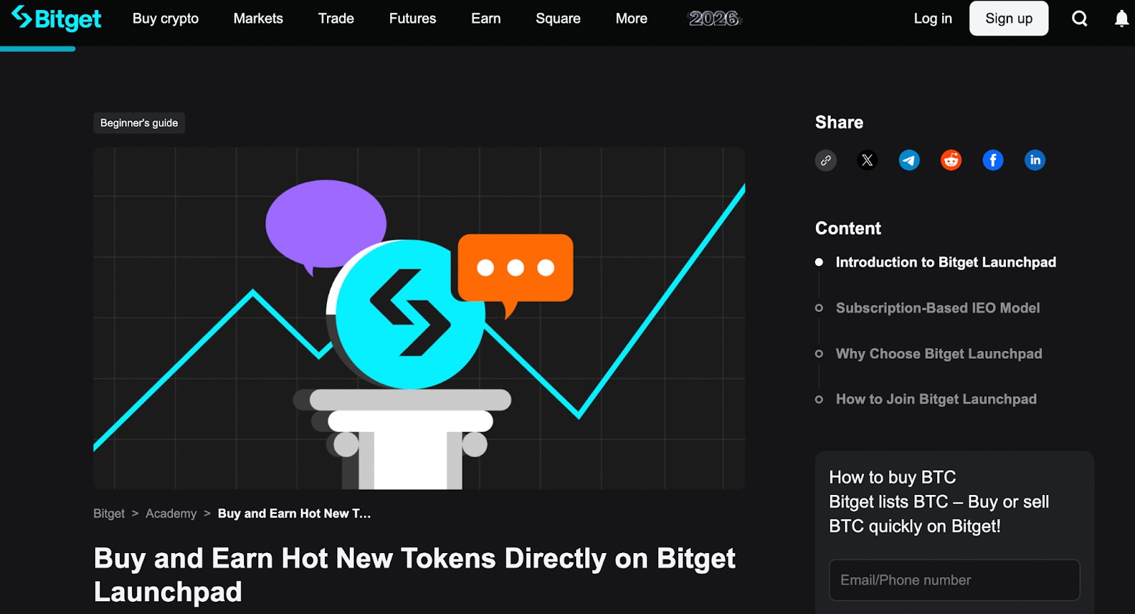 BitGet launchpad 